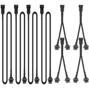 4pcs 40 بوصة 4pin extructs و 4pcs ثنائية الاتجاه للدراجة النارية atv trikes جولف سيارات ضوء النيون متعدد الألوان