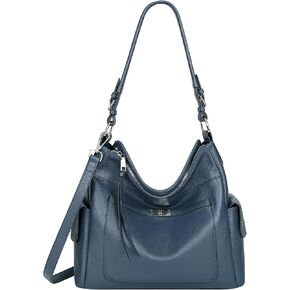 Over Earth Leather Hobo Purses and Handbags for Women Ladies Shoulder Crossbody Purse