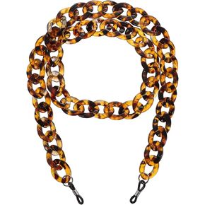 uxcell Eyeglass Chains for Women, Acrylic Eyeglass Holder Chains Adjustable Sunglasses Lanyards Holder Chain for Glasses