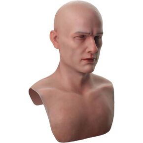 Realistic Silicone Mask Male for Cosplay Halloween Crossdresser
