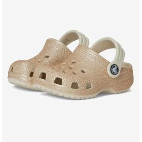 Crocs 206993-9AC-J2 Classic Glitter Clog K ChpG Champagne Glitter