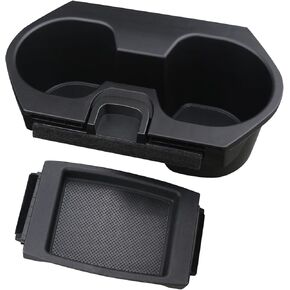 Civic Cup Holder Insert & Coin Holder Tray for Center Console Compatible with 10th Gen Civic Lx Ex Si Accessories Coupe Sedan Hatchback Sport 2016-2020 83446-TBA-A01ZA