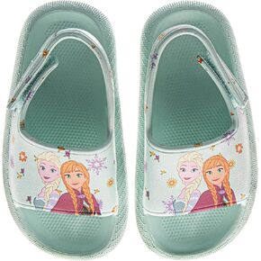Josmo Kids Slides Open Toe Sandal - Frozen Minnie Mouse Stitch - Girls Sandals Slide Slidon (الأحجام: 5-10 طفل صغير)