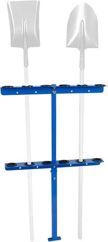 Vertical Hand Rack for Enclosed Landscaping Truck Trailer Garage or Shed Walls Holds 6 Tools for Shovels, Rakes, Hoes, Open Trailer Storage, 1 Pack (Black) in Saudi Arabia