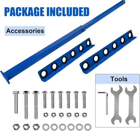 Vertical Hand Rack for Enclosed Landscaping Truck Trailer Garage or Shed Walls Holds 6 Tools for Shovels, Rakes, Hoes, Open Trailer Storage, 1 Pack (Black) in Saudi Arabia