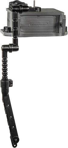 YakAttack CellBlok Battery Box and SwitchBlade Transducer Arm Combo for Kayak Fish Finder Setups, Black/YakAttack Orange (CLB-1003-OG) | Kayak Fishing Accessories in Kuwait