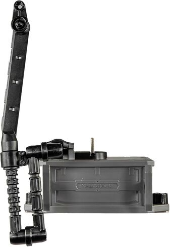 YakAttack CellBlok Battery Box and SwitchBlade Transducer Arm Combo for Kayak Fish Finder Setups, Black/YakAttack Orange (CLB-1003-OG) | Kayak Fishing Accessories in Kuwait