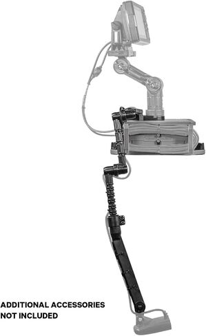 YakAttack CellBlok Battery Box and SwitchBlade Transducer Arm Combo for Kayak Fish Finder Setups, Black/YakAttack Orange (CLB-1003-OG) | Kayak Fishing Accessories in Kuwait