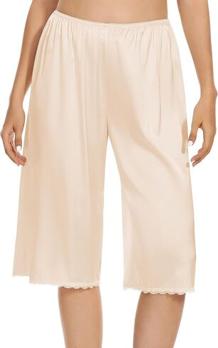 Subuteay Pettipants Womens Culotte Half Slip Skirted Shorts Under Dress Lace Trim in Saudi Arabia