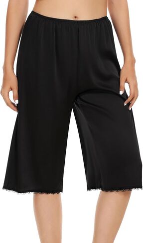 Subuteay Pettipants Womens Culotte Half Slip Skirted Shorts Under Dress Lace Trim in Saudi Arabia