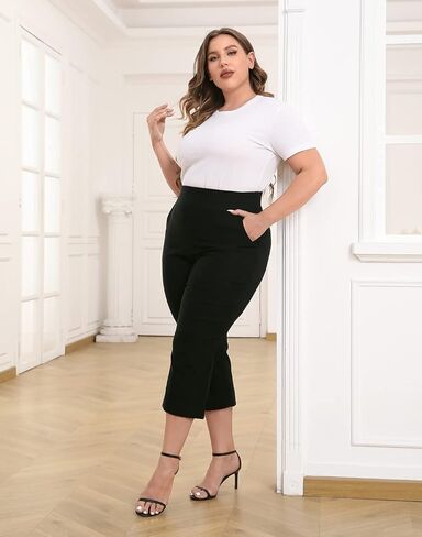 HDE Plus Size سحب على Capris للنساء in Saudi Arabia