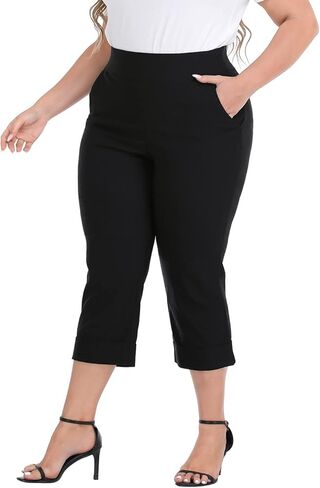 HDE Plus Size سحب على Capris للنساء in Saudi Arabia
