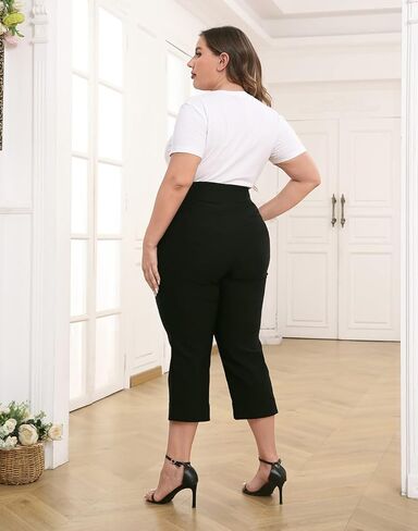 HDE Plus Size سحب على Capris للنساء in Saudi Arabia