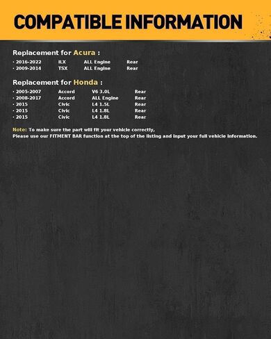 KAC - دوارات فرامل القرص | Brake Kit for Honda 2008-2017 Accord ، 2015 Civic 1.8L ، Acura 2009-2014 TSX ، Acura 2016-2022 ILX ، 2005-2007 Accord 3.0L ، Automotive Replace Brake Rotors ، 31479 in Saudi Arabia