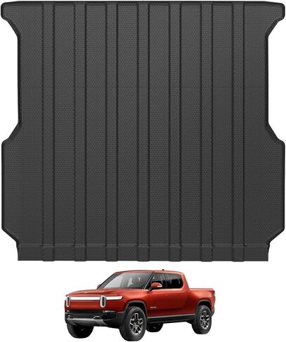 Ecarzo 2025 حصيرة سرير مطورة متوافقة مع 2025-2019 شيفروليه سيلفرادو/GMC Sierra 2500 3500 HD الملحقات 6.8 قدم بطانة السرير التقاط حصيرة شحن ، حماية الطقس TPE ثقيلة السرير الجذع in Kuwait
