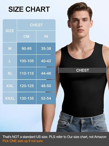 Odoland Men's 3 Pack Seamless Compression Shirt Body Shaper Vest, Ice Silk Invisible Shapewear Tank Tops in Saudi Arabia