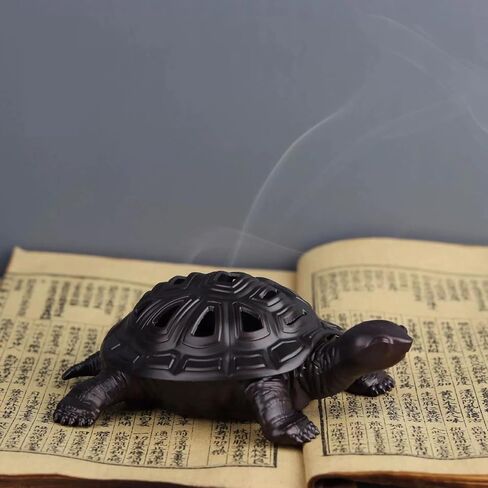 Incense Burner, Incense Holder with Incense Stick Holder, Vintage Censer Metal Turtle Ash Catcher, use for Stick or Coil Incense, Sage Cones and Frankincense in Saudi Arabia