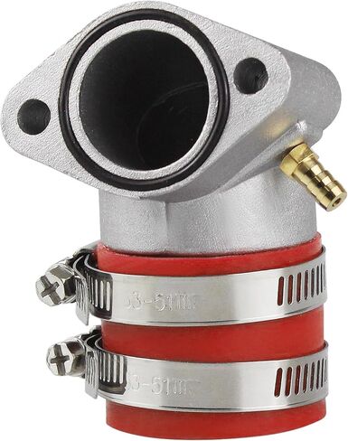 Intake Manifold Boot Performance Aluminum Red Aftermarket Replacement Parts Compatible for GY6 150cc Scooter Moped ATV Go-Kart. in Kuwait