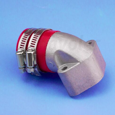 Intake Manifold Boot Performance Aluminum Red Aftermarket Replacement Parts Compatible for GY6 150cc Scooter Moped ATV Go-Kart. in Kuwait