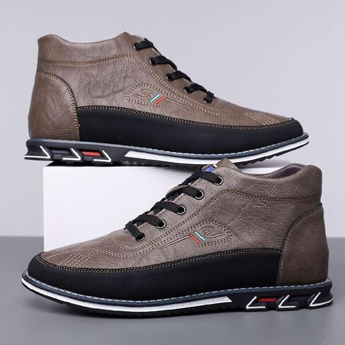 Mitvr Men Men's Dress Dress Boots Boots Motorcycle Boots بالإضافة in Kuwait