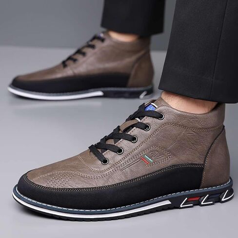 Mitvr Men Men's Dress Dress Boots Boots Motorcycle Boots بالإضافة in Kuwait