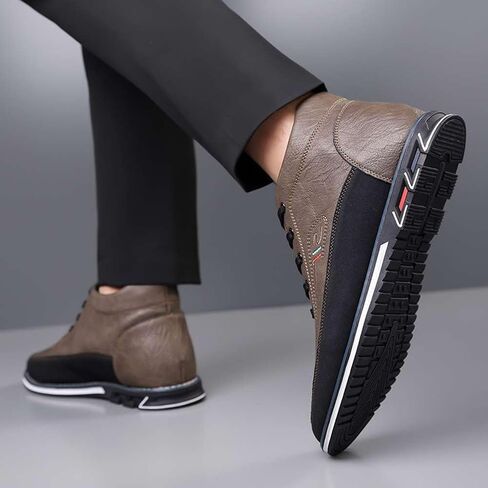 Mitvr Men Men's Dress Dress Boots Boots Motorcycle Boots بالإضافة in Kuwait