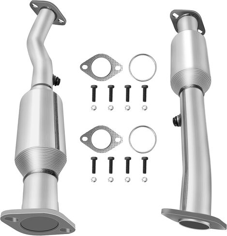 [أمامي يسار] محول مشعب العادم الحفاز FortunaFlow متوافق مع Nissan Titan 2004-2015 5.6L، المرجع 16478 (محول حفاز عالي التدفق متوافق مع وكالة حماية البيئة + درع الحرارة + بنك 1) in Kuwait