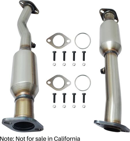 [أمامي يسار] محول مشعب العادم الحفاز FortunaFlow متوافق مع Nissan Titan 2004-2015 5.6L، المرجع 16478 (محول حفاز عالي التدفق متوافق مع وكالة حماية البيئة + درع الحرارة + بنك 1) in Kuwait