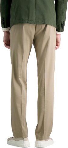 Haggar Men's Premium No Iron Khaki Straight Fit Flat Front Casual Pant in Saudi Arabia