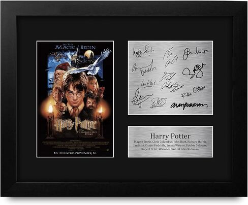 HWC Trading Harry Potter Cast Daniel Radcliffe, Emma Watson Gifts Printed Signed Autograph Picture for Movie Memorabilia Fans - US Letter Size in Saudi Arabia