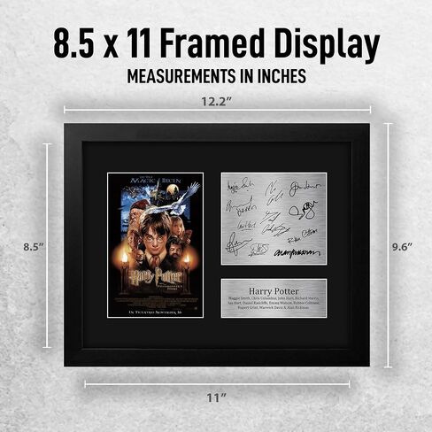 HWC Trading Harry Potter Cast Daniel Radcliffe, Emma Watson Gifts Printed Signed Autograph Picture for Movie Memorabilia Fans - US Letter Size in Saudi Arabia