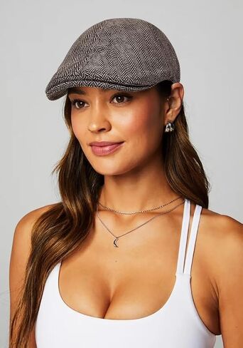 BQCWOCF Fashion Flat Lvy Newsboy Cap for Men Classic Herringbone Hat Trucker Irish News Gatsby Golf Hat Gray in Saudi Arabia