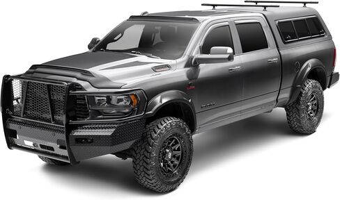 Husky Liners DRT Style Fender Flares | Fits 2017-2022 Ford F-250, F-350 Super Duty | Fender, 4-pc Black - 2802951 in Saudi Arabia