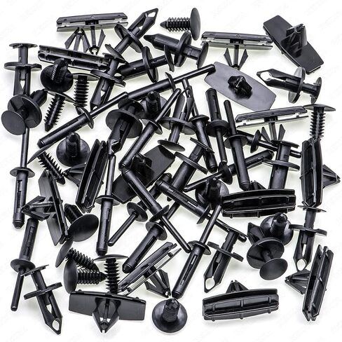 Rexka 60pcs Fender Flare Hardware Kits for Jeep Wrangler JL 2018-2024 Jeep Gladiator 2020-2023 JT Ram 1500 68526185AA 6506007AA 6506293AA 6505411AA Jeep Fender Clips in Saudi Arabia