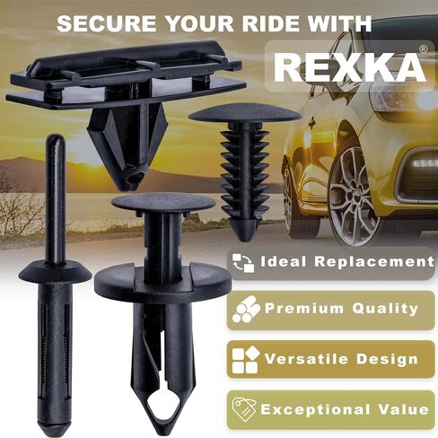 Rexka 60pcs Fender Flare Hardware Kits for Jeep Wrangler JL 2018-2024 Jeep Gladiator 2020-2023 JT Ram 1500 68526185AA 6506007AA 6506293AA 6505411AA Jeep Fender Clips in Saudi Arabia