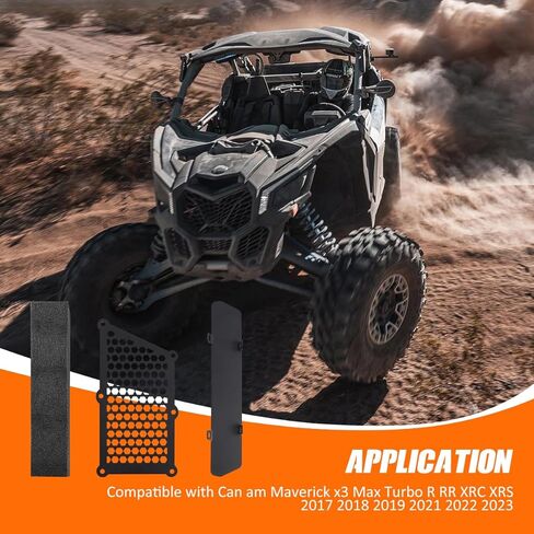 Maverick X3 Noise Reduction Kit, X3 Air Clutch Intake Relocation kit Compatible with 2017-2023 Can Am Maverick X3 Max Turbo R RR XRC XRS in Saudi Arabia