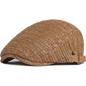 قبعات Newsboy الصيفية للجنسين Mesh Beret Ivy Cap Cabbie Capbie Driving Hunting Flat Cap