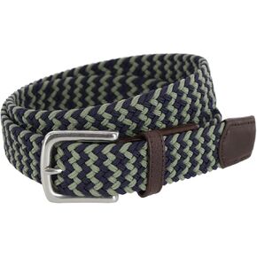 Trafalgar Men Milton Mixed Beaced Limited Run Run Stretch Golf Belt