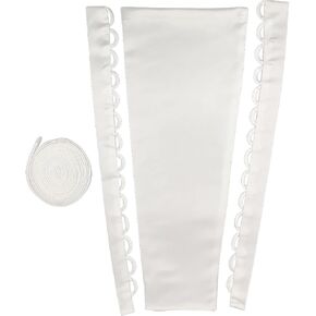 SHYMMUO Corset Back for Dress Zipper Replacement Lace Up Satin Corset Kit for Wedding Dresses or Prom Dress