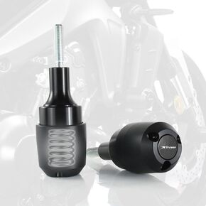 Xitomer No Cut Frame Sliders Compatible with MT-03 2016-2024 & MT-25 2015-2024 Spring Falling Crash Protector Guards (Black)