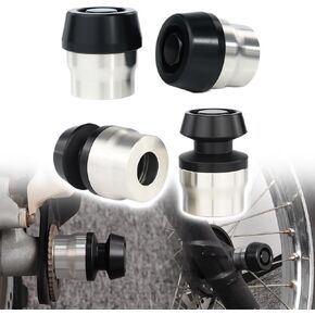 Xitomer Front & Rear Axle Sliders + Swing Arm Bobbins, Fit for XT250 2008-2020 2021 2022 2023 XT250 2024 Motorcycle Rear Frame Sliders & Bike Axle Guards Wheel Crash Protector