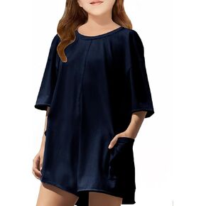 Girls Summer Casual Romper Short Sleeve Oversized Jumpsuit Kids Shorts Teens Fashion Cothes in Saudi Arabia