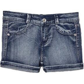 Tobeinstyle Girl الكلاسيكي غير الرسمي Deni Mini & Bermuda Summer Shorts