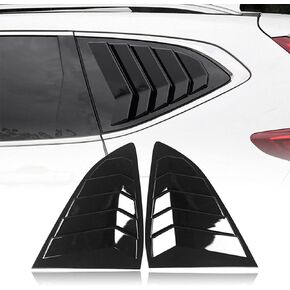 ABS الجانبية الخلفية النافذة Lovens Air Vent Scoop Scoop Coverns Trim for Honda CRV CR-V 2017 2018 2019 2020 2021 (Bright Black)