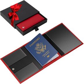 Pilot document holder, Pilot wallet, RFID-Blocking, Travel Wallet, Stylish Travel Companion for Aviation Professionals (Classic, Beige)