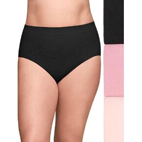 Olga Warners Women's No Pinching No Problems 3 Pack Seamless High Waist Brief