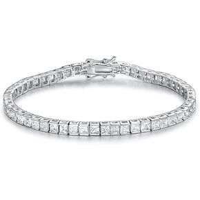 Moissanite bracelets for women and men, tennis bracelets, European and American luxury diamond jewelry, birthday, Christmas, Valentine's Day gifts