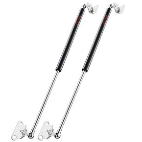 20 inch 100 lbs Gas Struts for Heavy lid RV Bed Lift Kit, 20'' 445N Gas Prop Spring Shocks with Mounting Brackets for DIY Window Cabinet Door Tool Box, 2 Pack (fit 80-110 lbs)