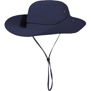 Oversize L/XL/XXL Sun Hats for Men Waterproof Quick Dry Bucket Hat Adjustable Wide Brim Summer Boonie Cap for Fishing Hiking in Saudi Arabia