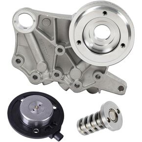 Camshaft Bridge Bracket Bushes Compatible with Golf Jetta Passat A3 A4 A5 1.8/2.0T with Engine Camshaft Control Valve Solenoid Valve Adjuster Magnet 06H103144J 06H109257C 06L109259A